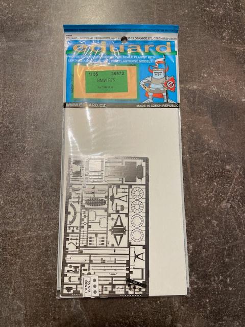Bouwdoos 1:35 Eduard 35572 PE voor BMW R75 (Tamiya), Tank, 1:32 tot 1:50, Nieuw, Ophalen of Verzenden