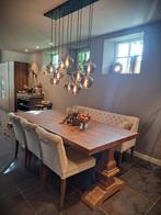 Prachtige sfeervolle landelijke Klooster eettafel set, Huis en Inrichting, Tafels | Eettafels, Ophalen, 100 tot 150 cm, 200 cm of meer