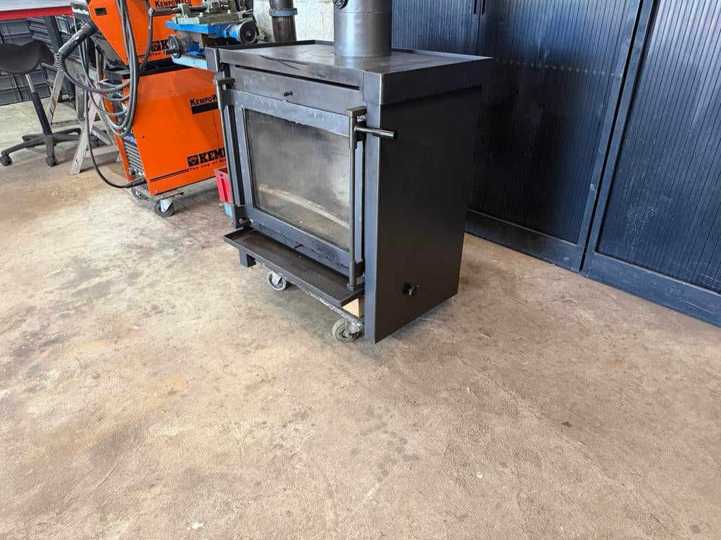 Houtkachel Janus 3, Huis en Inrichting, Kachels, Ophalen, Gebruikt, Hout, Houtkachel