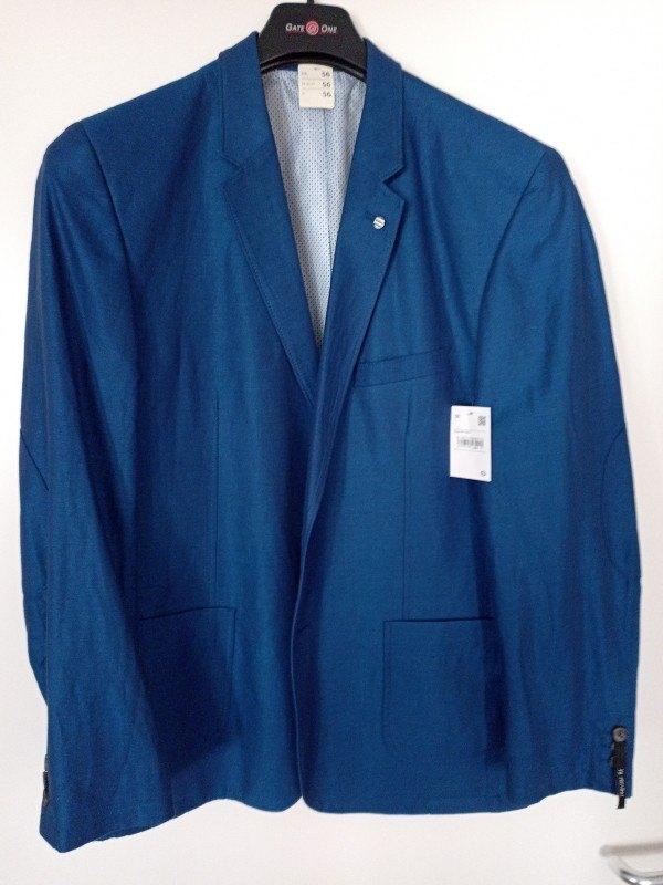 Nieuw Linnen/katoen Colbert - Blauw - Maat 56, C&A, Verzenden, Blauw, Maat 56/58 (XL)