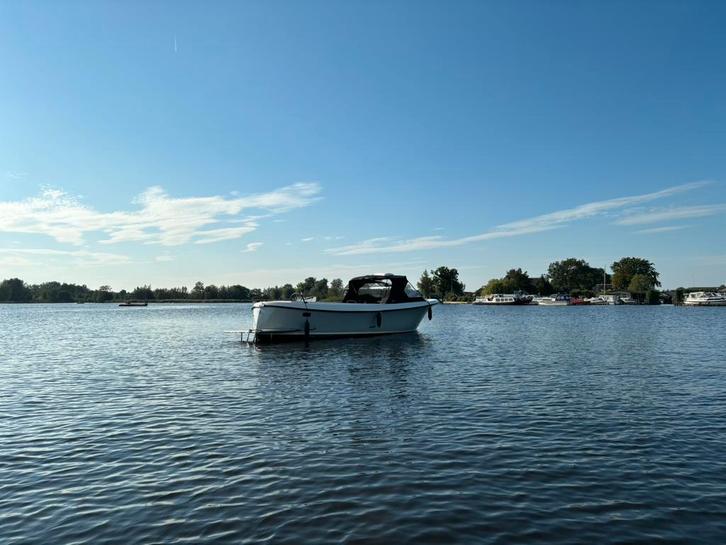 Reddingsloep 7,5 meter refitted, Watersport en Boten, Sloepen, 3 tot 6 meter, Buitenboordmotor, Benzine, Polyester, Ophalen