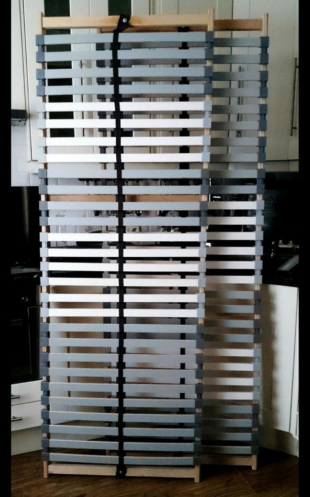 Ikea lonset bedbodems 70 lattenbodems 140 breed totaal, Ophalen, Zo goed als nieuw, 200 cm, Bedbodem
