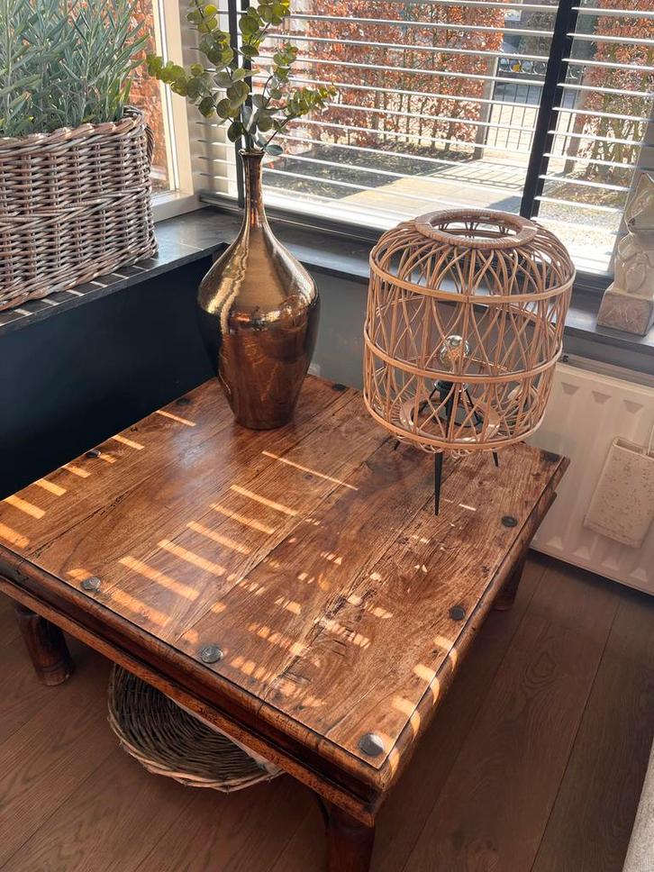 Complete Teak Meubelset: Eettafel, Salontafel & Bijzettafel, Huis en Inrichting, Tafels | Eettafels, Gebruikt, 100 tot 150 cm