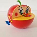 70's Vintage spaarpot mechanische spaarpot appel rups, Verzenden, Huis en Inrichting