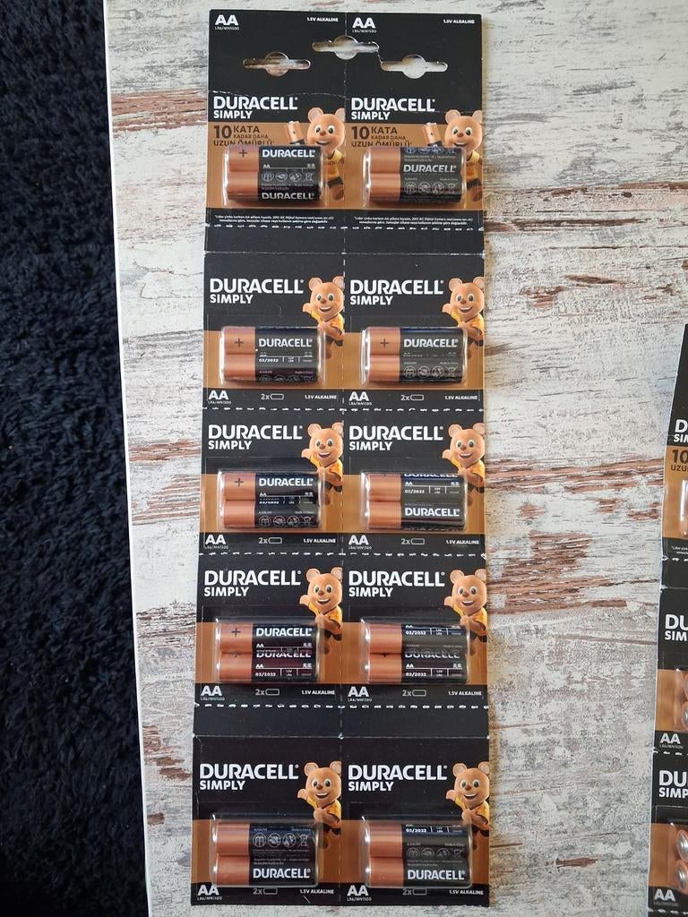 60x Duracell Simply AA Batterijen - Nieuw in verpakking, Audio, Tv en Foto, Accu's en Batterijen, Ophalen of Verzenden, Nieuw