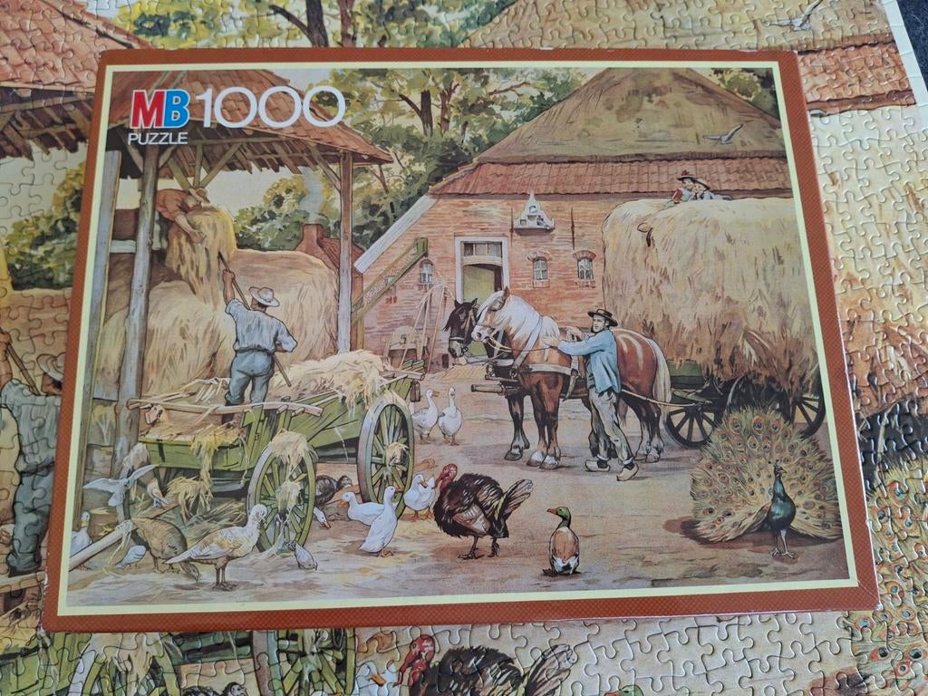 MB puzzel hooi vracht, Postzegels en Munten, Ophalen of Verzenden, Overige landen