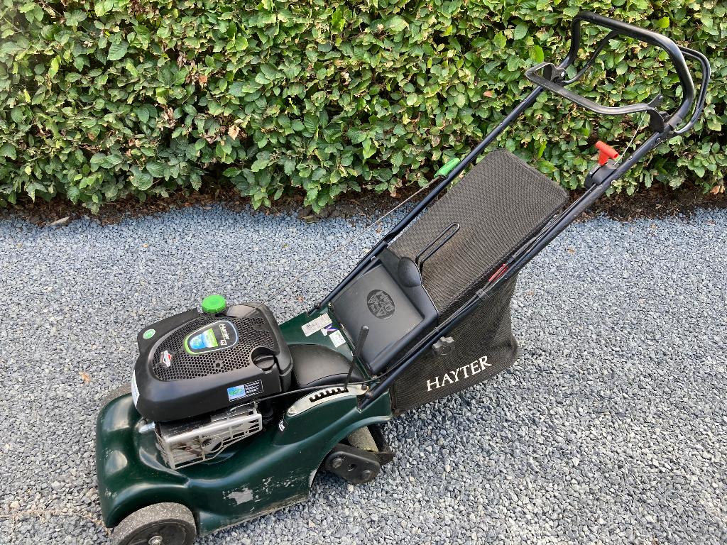 Walscirkel maaier Hayter Harrir 41, Ophalen, Gebruikt, Benzine-grasmaaier, 40 t/m 49 cm