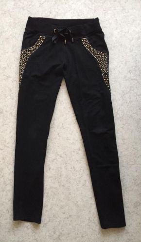 Zwarte skinny broek maat S/ 176, Kinderen en Baby's, Kinderkleding | Maat 176, Verzenden, Zo goed als nieuw, Jongen, Broek