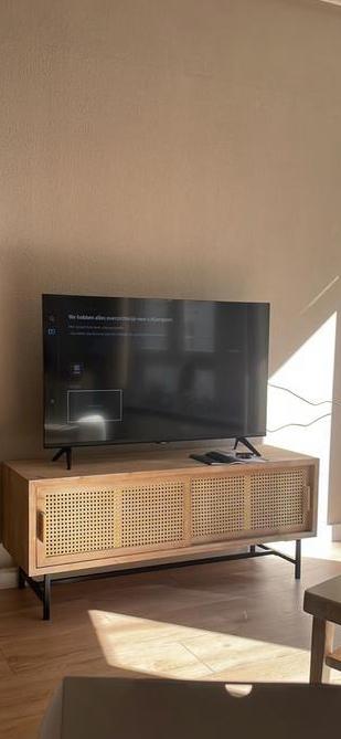 Tv meubel, Ophalen, 100 tot 150 cm, 100 tot 150 cm, Nieuw