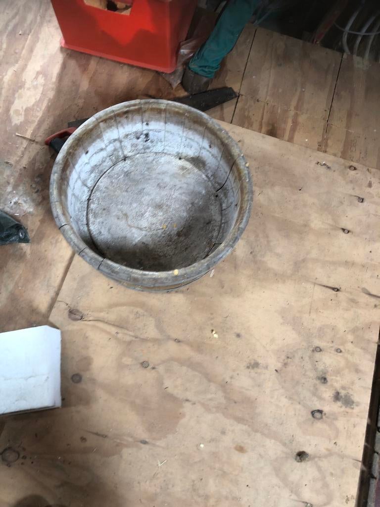 Oude kaas ton in goede staat, Ophalen of Verzenden