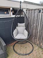 Comfortabele Hangstoel met Kussen - Perfect voor Buiten, Huis en Inrichting, Stoelen, Ophalen, Zo goed als nieuw, Metaal, Eén