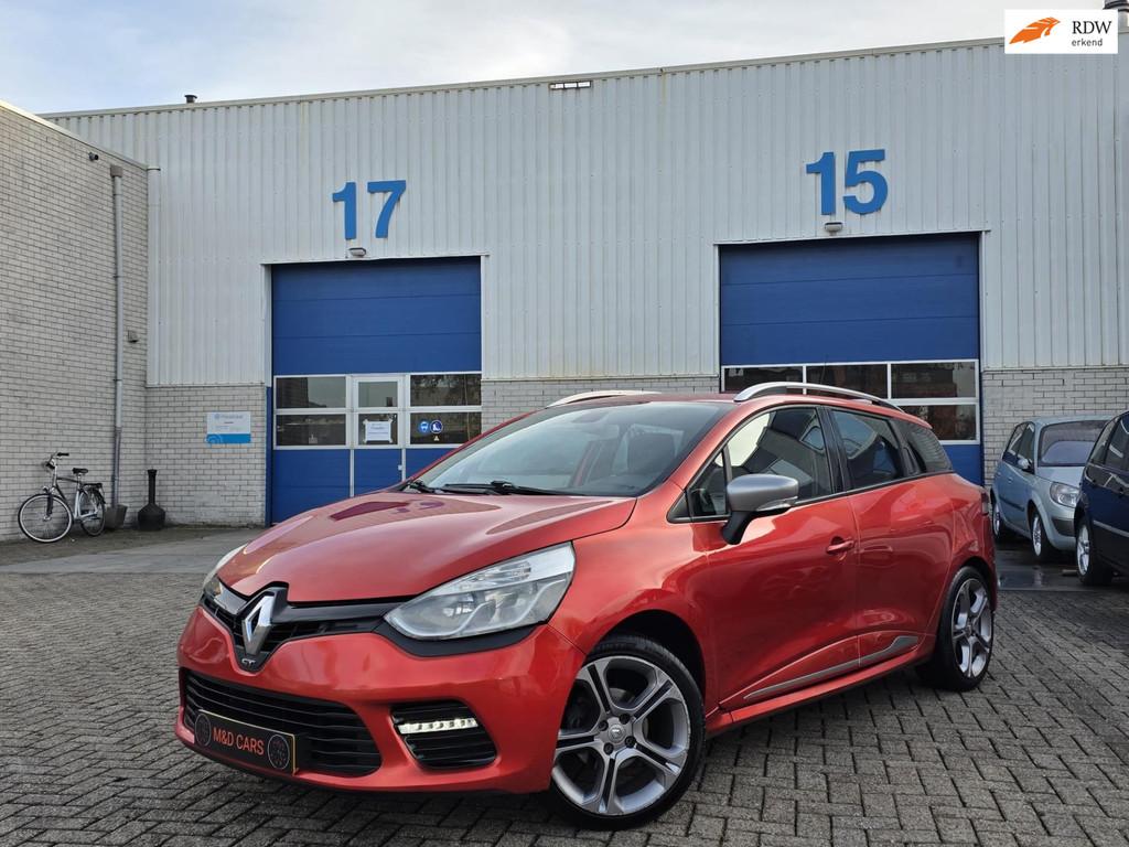 Renault Clio Estate 1.2 GT AUTOMAAT/AIRCO/NWE KETTING/ACHTER, Euro 5, Stof, Gebruikt, Zwart