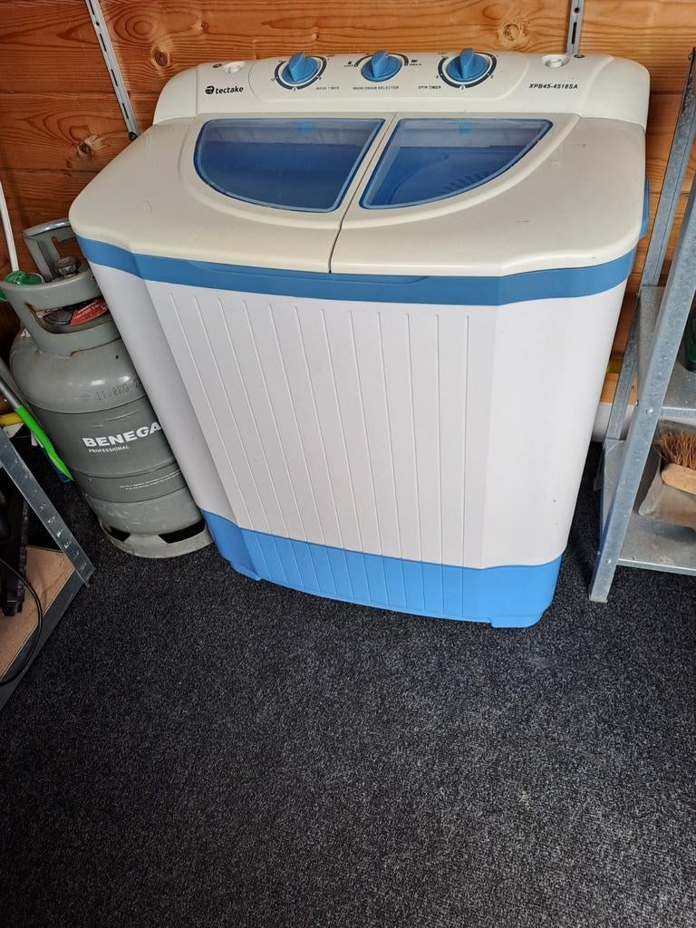 Compacte camping wasmachine met centrifuge, Witgoed en Apparatuur, Minder dan 85 cm, Minder dan 4 kg, Bovenlader, Ophalen of Verzenden