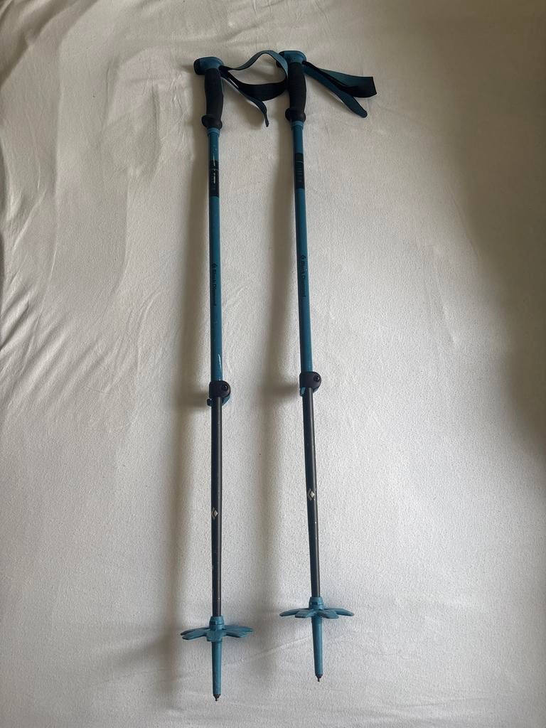 Black Diamond Freeride Skistokken Uitschuifbaar 110-155 cm, Sport en Fitness, Skiën en Langlaufen, Gebruikt, Stokken, 100 tot 140 cm