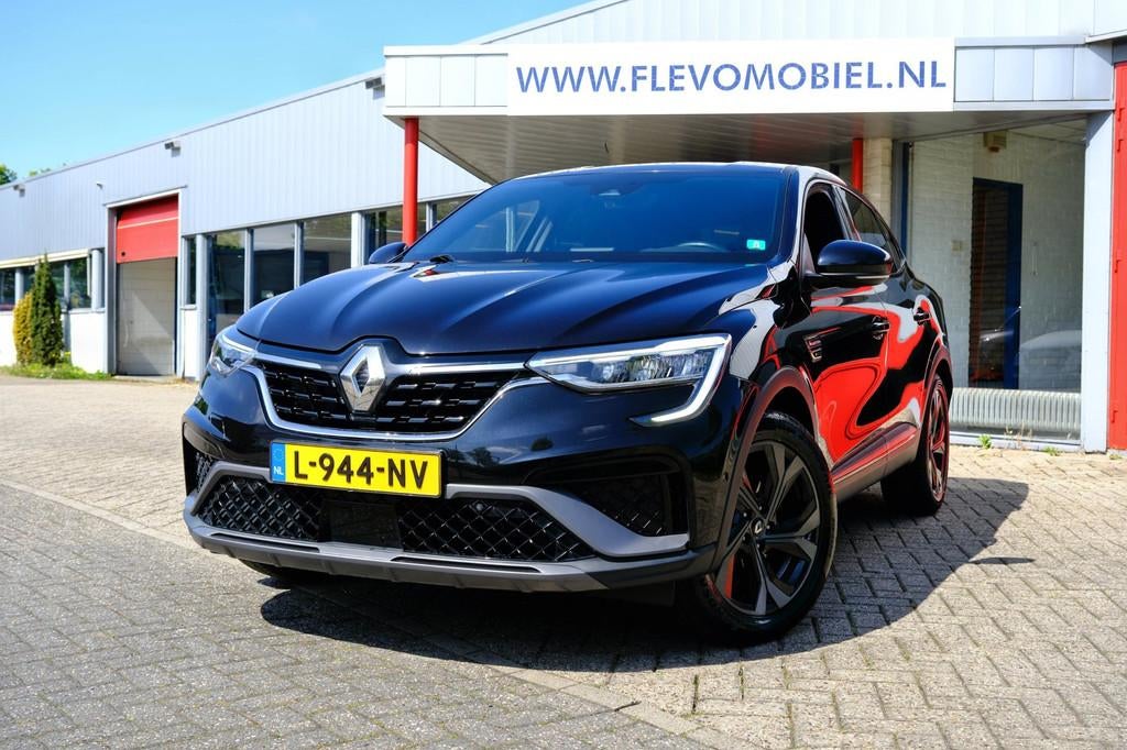 Renault Arkana 1.6 E-Tech Hybrid 145 R.S. Line Aut. Leder|Na, Auto's, Renault, Gebruikt, Euro 6, 4 cilinders, Zwart
