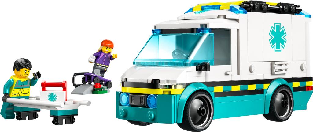LEGO City 60451 Ambulance 184 delig, Ophalen of Verzenden, Nieuw, Complete set, Lego