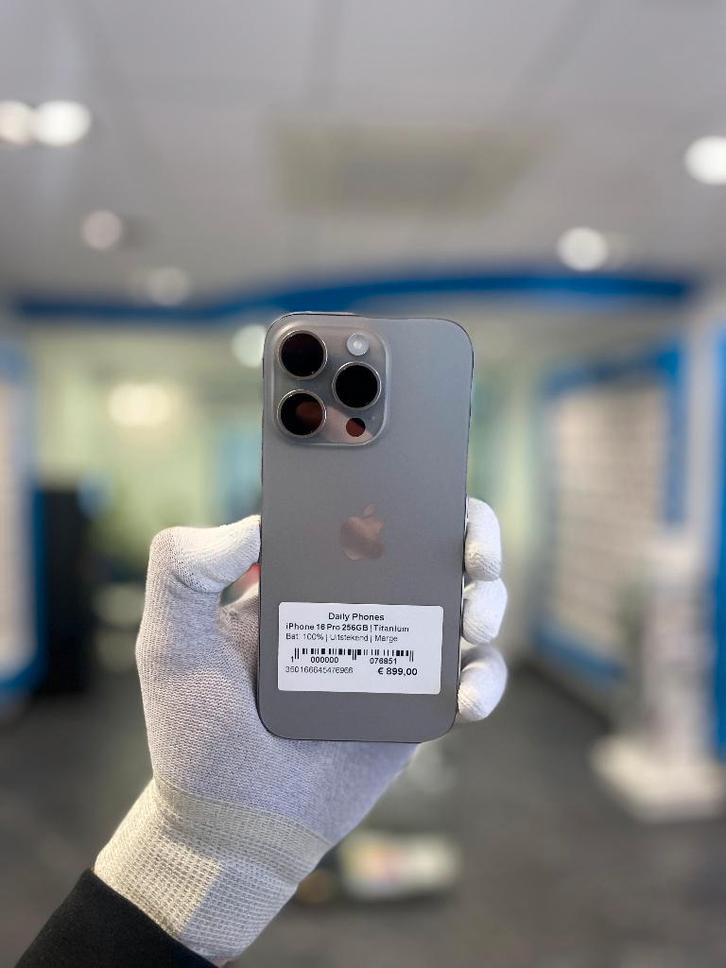 Zo goed als nieuw Apple iPhone 16 Pro 256GB, Telecommunicatie, Overige Telecommunicatie, Zo goed als nieuw, Ophalen of Verzenden