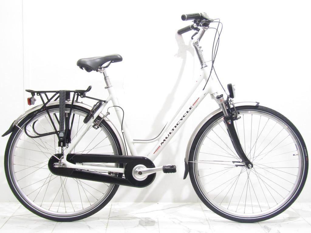 Multicycle Tour wit dames 53cm 28inch, Fietsen en Brommers, 53 tot 56 cm, Gebruikt, Overige merken, Versnellingen