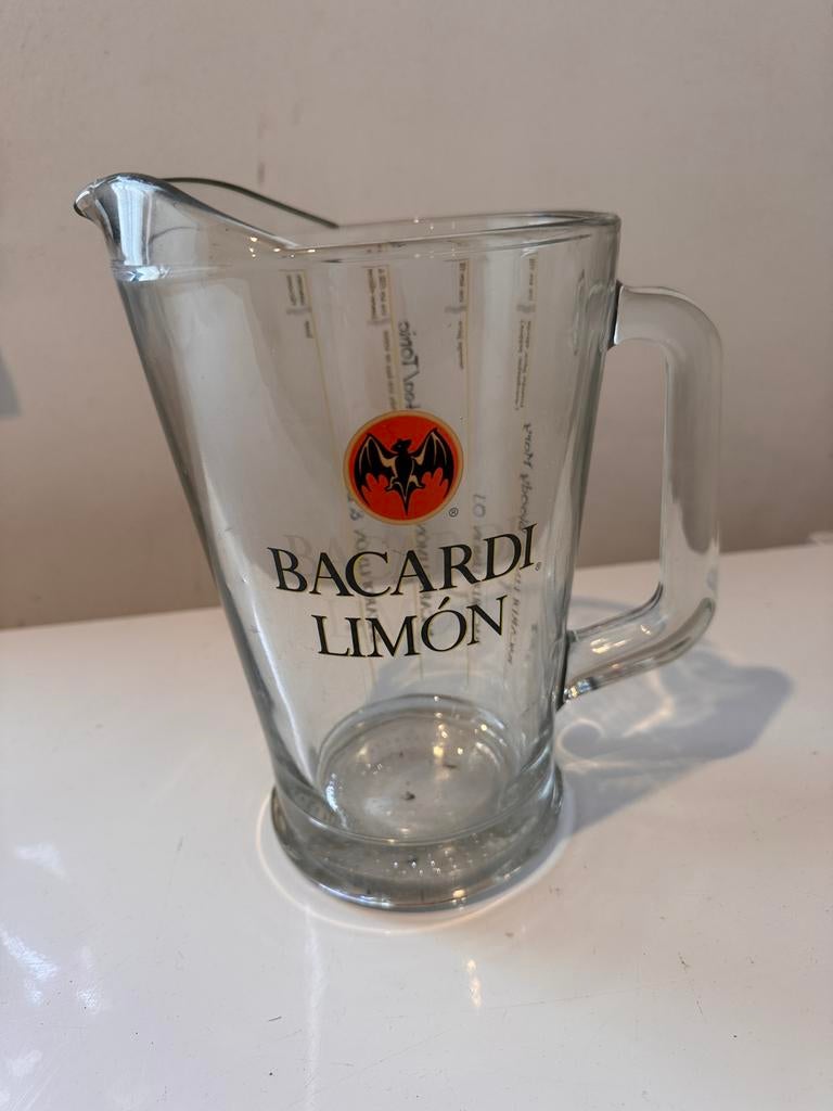 Schenkkan Bacardi Limon, Ophalen of Verzenden, Zo goed als nieuw, Glas of Glazen, Overige merken