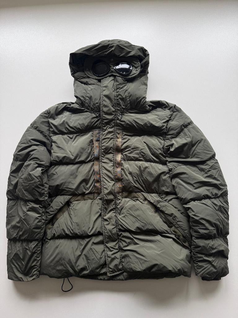 CP Company Nycra R down jas L Groen, Kleding | Heren, Jassen | Winter, Maat 52/54 (L), CP Company, Ophalen of Verzenden, Zo goed als nieuw