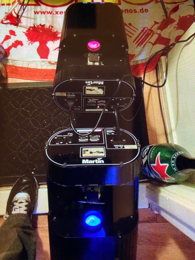 Martin roboscans 2x, Muziek en Instrumenten, Licht en Laser, Ophalen, Gebruikt, Licht, Geluidgestuurd