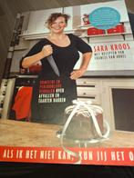 Sara Kroos kookboek: Afvallen en taarten bakken, Taart, Gebak en Desserts, Ophalen of Verzenden, Zo goed als nieuw, Sara Kroos