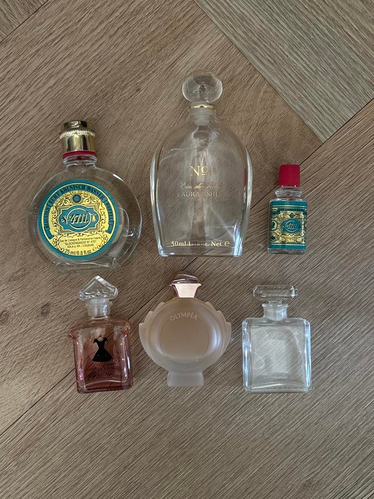 Miniatuur parfumflesjes, Verzamelen, Parfumverzamelingen, Ophalen of Verzenden, Gebruikt, Miniatuur, Gevuld