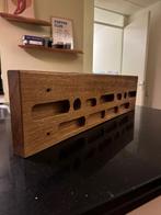 Zelfgemaakte houten hangboard voor klimtraining, Sport en Fitness, Klimsport, Ophalen, Zo goed als nieuw, Klimsport-accessoire