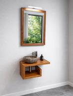 Wastafelmeubel met Kom Kraan & Spiegel LEFF, Huis en Inrichting, Badkamer | Badkamermeubels, Ophalen, Overige typen, Nieuw, 50 tot 100 cm
