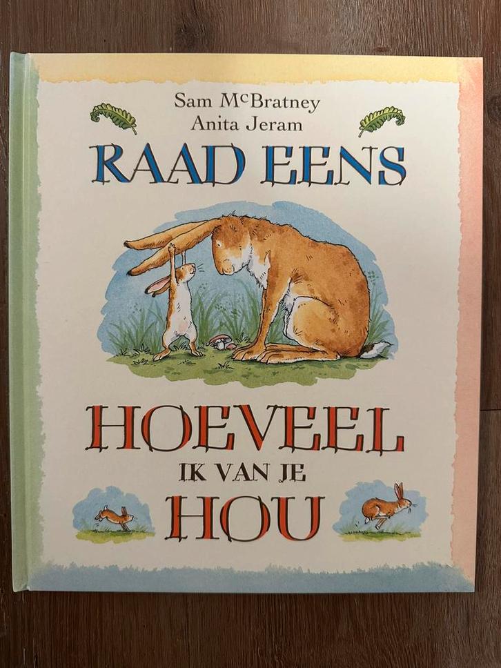 Sam McBratney - Raad eens hoeveel ik van je hou, Boeken, Prentenboeken en Plaatjesalbums, Zo goed als nieuw, Prentenboek, Ophalen of Verzenden