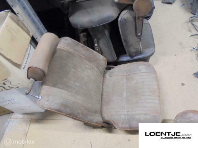set bruine voorstoelen BMW 02 1502 1602 1802 2002, Auto-onderdelen, Interieur en Bekleding, Gebruikt, Ophalen of Verzenden, BMW