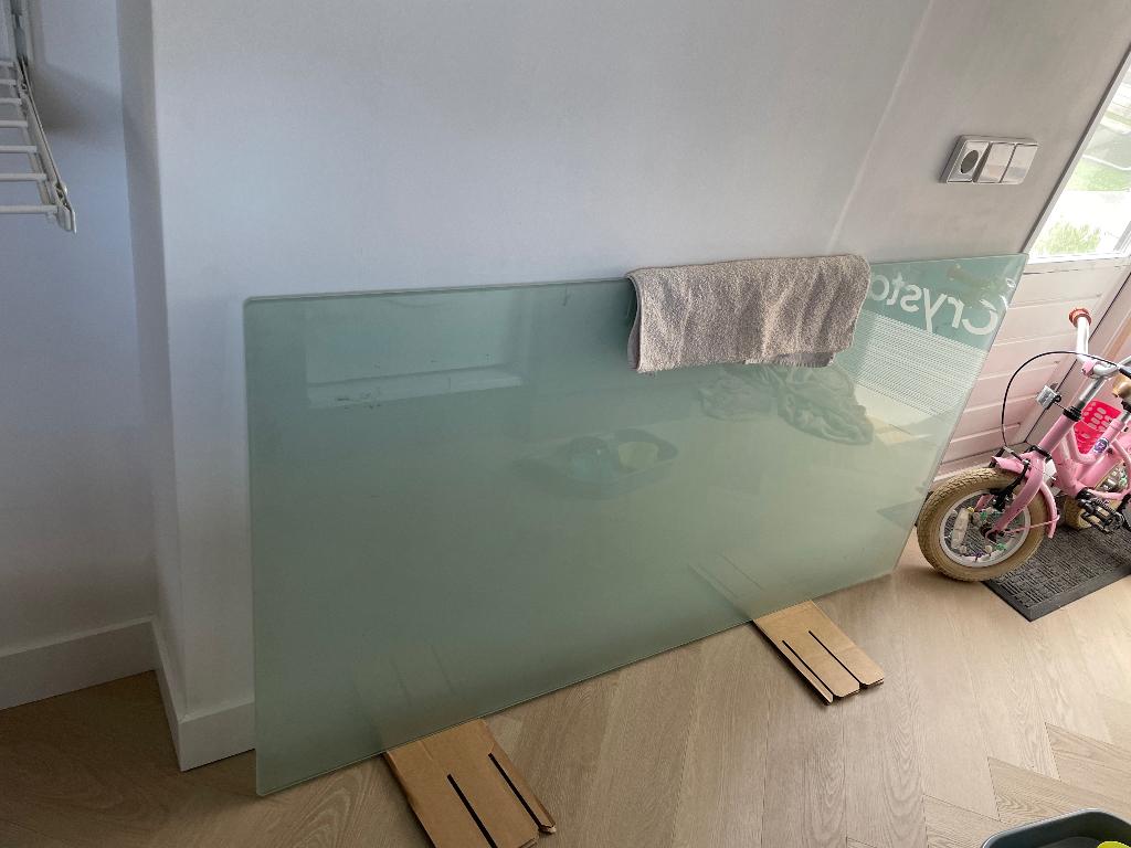 Glazen blad, Huis en Inrichting, Ophalen, Gebruikt, Melkglas, 100 tot 150 cm