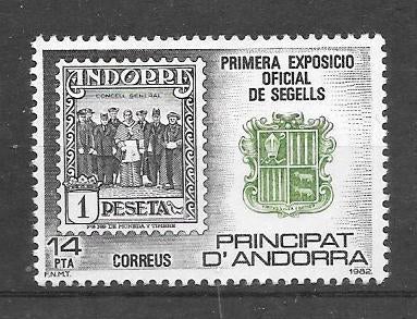 Andorra - Spaans 1982 Postzegel Expositie, Verzenden, Overige landen, Postfris
