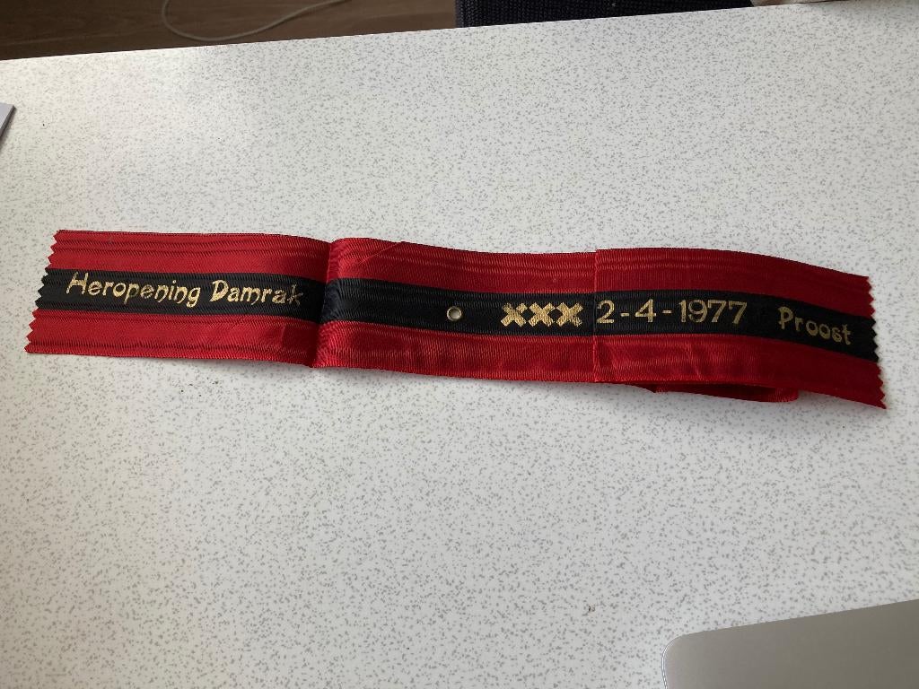 herdenkingsvaan heropening damrak Amsterdam 1977, Ophalen of Verzenden, Zo goed als nieuw