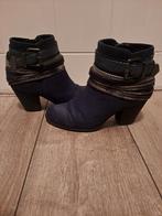 Mooie aparte donkerblauwe enkellaars, Blauw, Lage of Enkellaarzen, Ophalen of Verzenden, La Strada