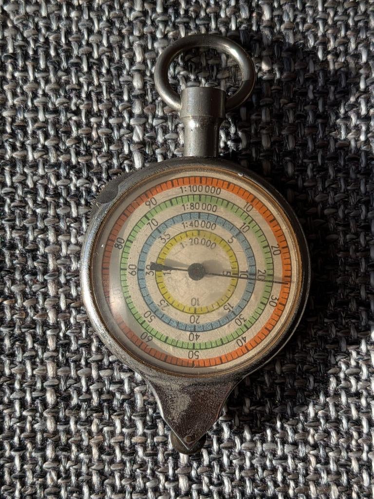 Antieke opisometer / kaartmeter, Antiek en Kunst, Antiek | Gereedschap en Instrumenten, Ophalen of Verzenden