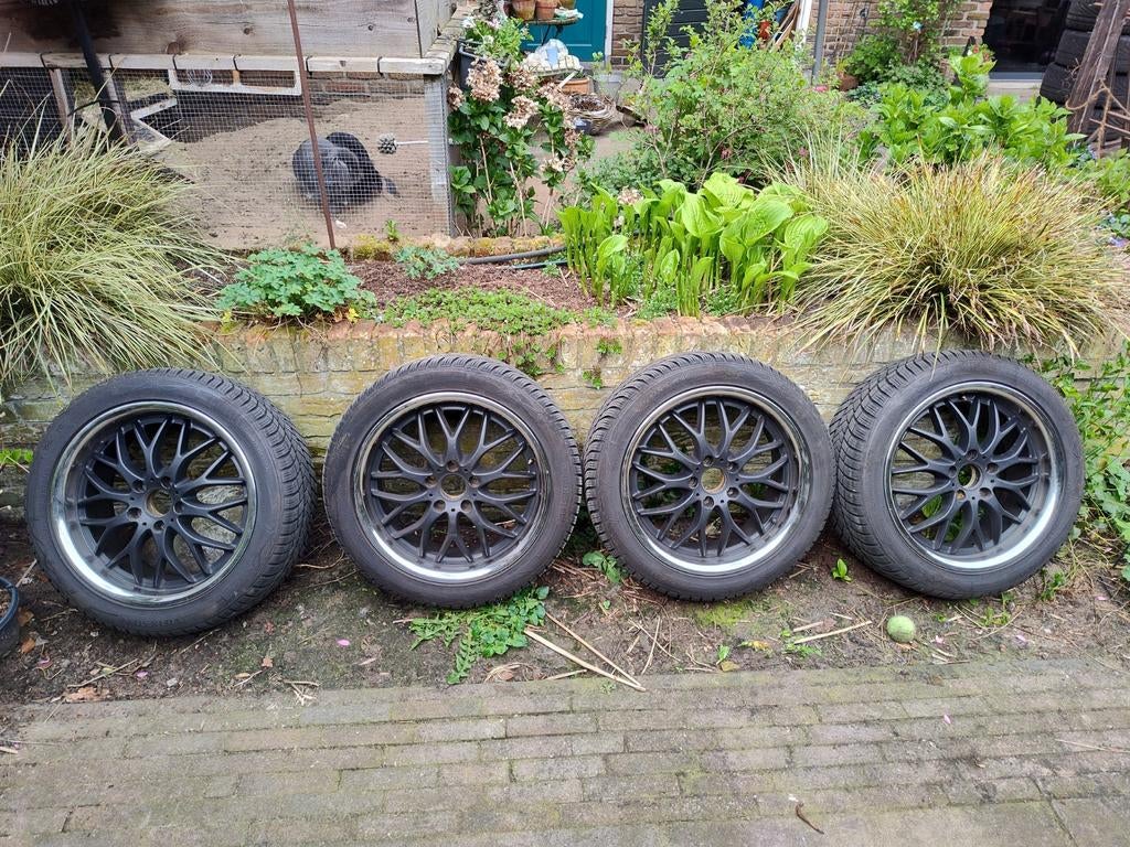 17 inch velgen , steek 5x110, 225/45r17, Ophalen, Velg(en), 17 inch, Winterbanden