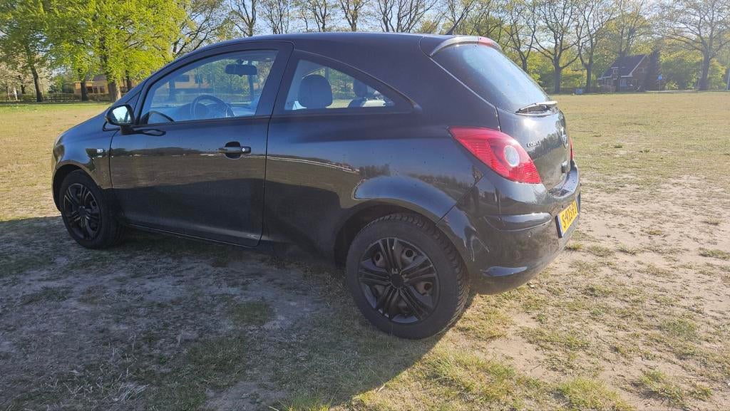 Opel Corsa 1.2 Ecoflex 51KW 3D 2014 Zwart, Auto's, Voorwielaandrijving, 40 €/maand, 750 kg, 4 cilinders
