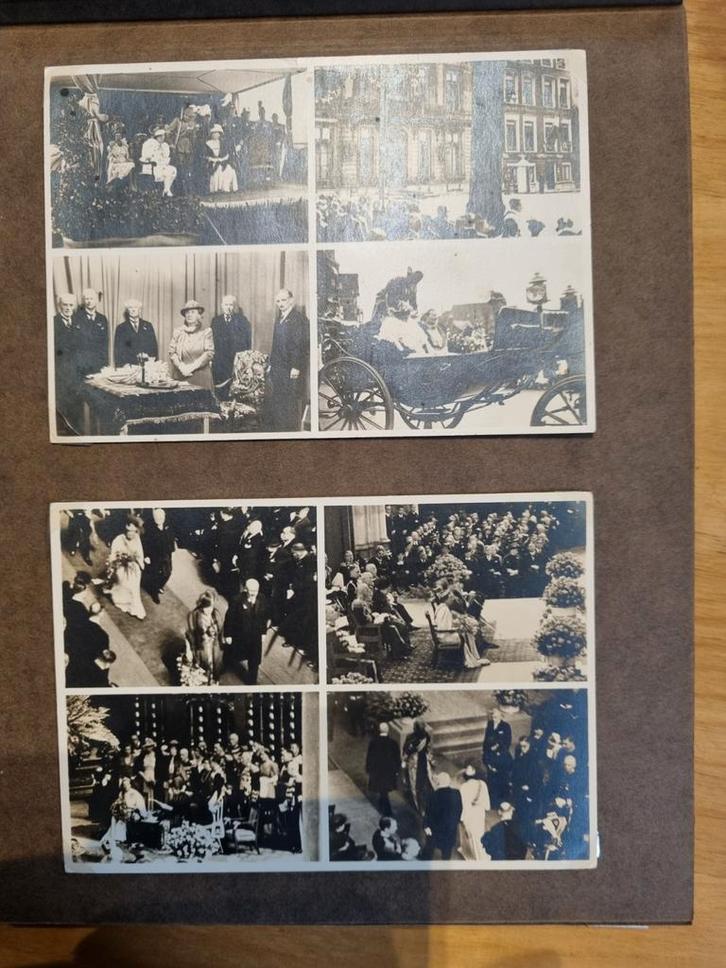 Oude foto's  en prentkaarten Koninklijk Huis jaren 20 30 40, Verzamelen, Koninklijk Huis en Royalty, Gebruikt, Kaart, Foto of Prent