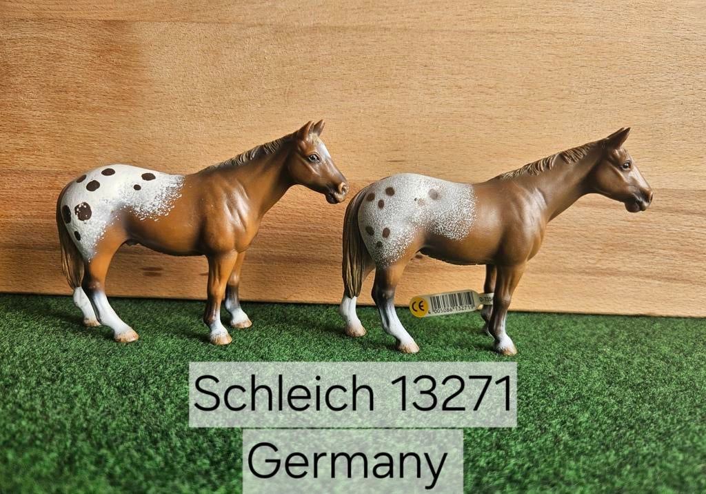 Schleich 13271 Appaloosa hengst
met of zonder vaantje 2003, Ophalen of Verzenden, Zo goed als nieuw, Paard, Beeldje of Figuurtje