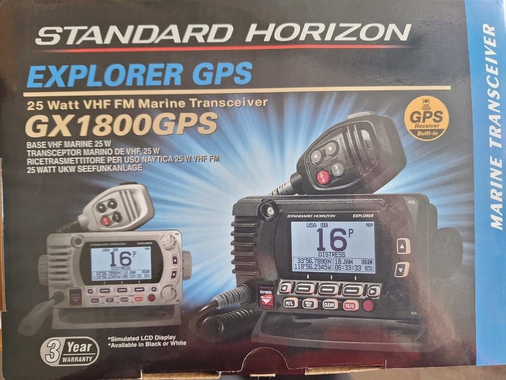 NIEUW: Standard Horizon GX1800GPS/E Explorer Marifoon, Ophalen of Verzenden, Nieuw, Communicatie