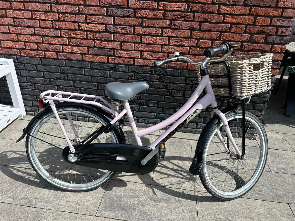 Sparta Pickup meisjesfiets, Fietsen en Brommers, Fietsen | Meisjes, Gebruikt, 24 inch, Versnellingen, Terugtraprem, Ophalen
