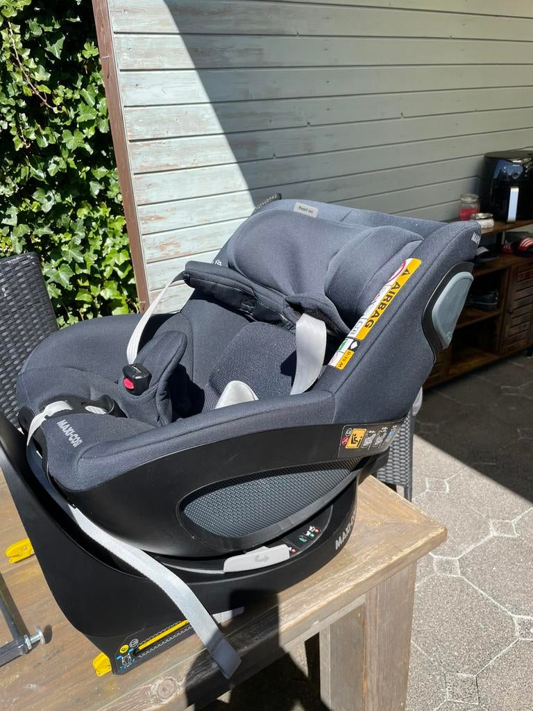 Maxi cosi pearl 360 met maxi cosi familifix base, Kinderen en Baby's, Autostoeltjes, Ophalen, 0 t/m 18 kg, Zo goed als nieuw, Slaapstand