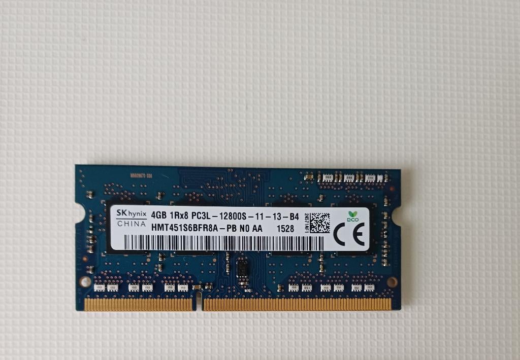 4GB DDR3L SODIMM Hynix Laptop Geheugen, Gebruikt, DDR3, Ophalen of Verzenden, Laptop