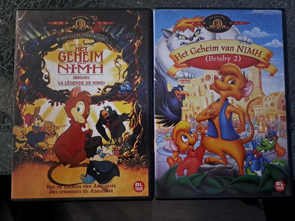 Geheim van Nimh 1&2 (dvd), Alle leeftijden, Ophalen of Verzenden, Zo goed als nieuw, Overige typen