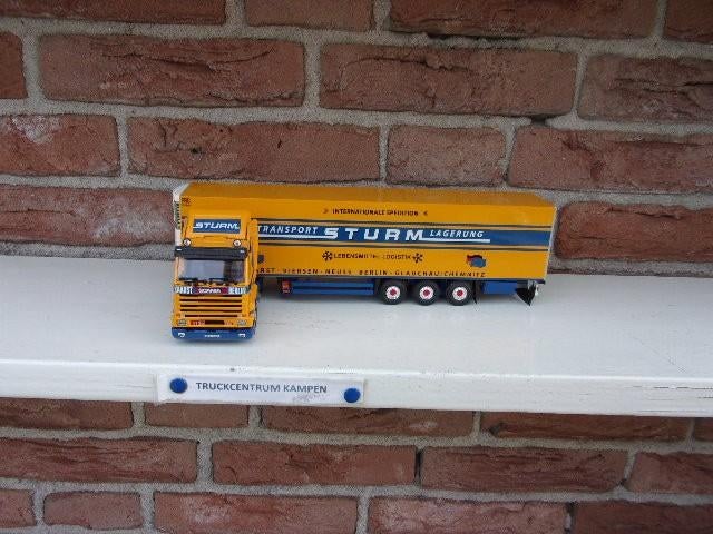 Tekno  Scania  113  met  oplegger  van  Sturm., Ophalen of Verzenden, Nieuw, Bus of Vrachtwagen, Tekno
