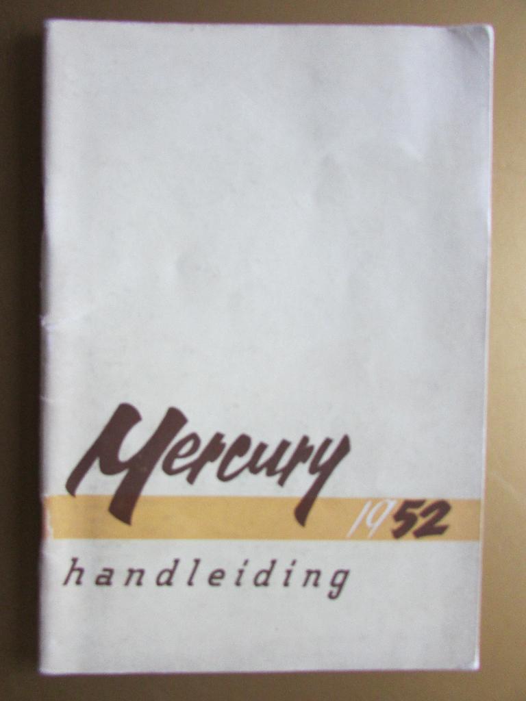 1952 Mercury handleiding, Nederlands, Ophalen of Verzenden