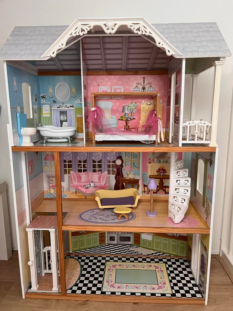 Kidkraft poppenhuis, Ophalen, Gebruikt, Poppenhuis