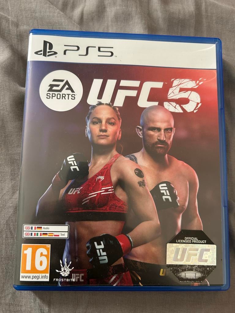 UFC 5 PS5 - Zo goed als nieuw, Vechten, 2 spelers, Eén computer, Ophalen of Verzenden
