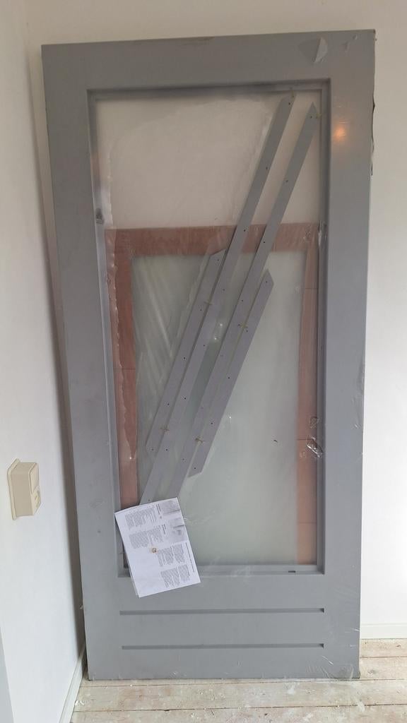 Skantrae Meranti Buitendeur 93x201,5 cm Nieuw met Glas, Doe-het-zelf en Verbouw, 80 tot 100 cm, Nieuw, Ophalen of Verzenden, Buitendeur